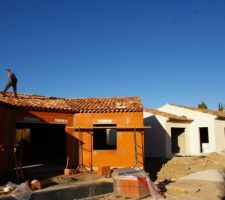 La maison est couverte.