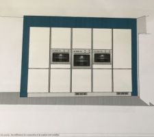 Vue meubles colonnes encastr&eacute;es