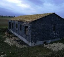 Fermettes façade arrière + longerons