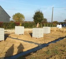 D&eacute;but des fondations - photo 1