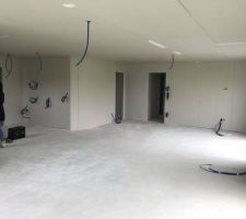 Salle salon cuisine