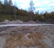 Décapage du terrain