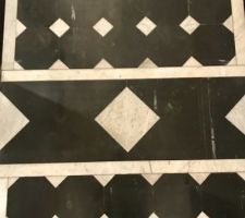 Le marbre du hall après le traitement