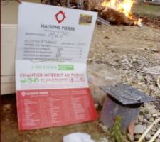 Photo prise pas Cemoi77 du feu sur lot 61