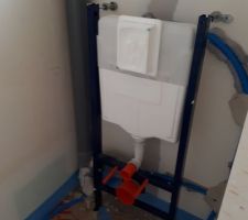 Installation structure wc