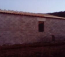 Charpente posée et génoise côté sud ouest