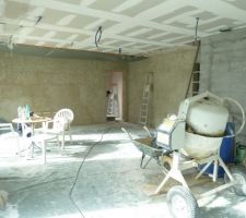 Enduits &agrave; la chaux int&eacute;rieurs
Gobetis s&eacute;jour