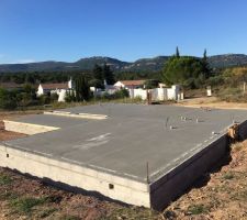 Vue EST de la dalle