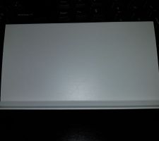 échantillons de plinthes PVC reçus