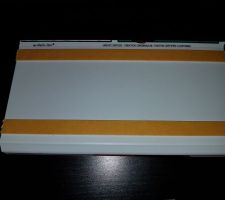 échantillons de plinthes PVC reçus