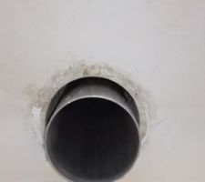 Evacuation de la hotte