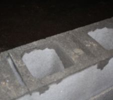 Parpaings mur de soubassement