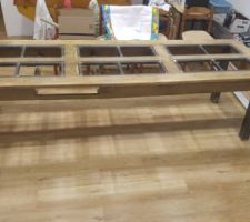 Restauration d'une vieille table de famille