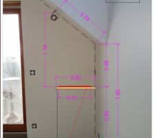 Vue de profil emplacement hotte
