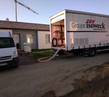 Soufflage isolation des combles