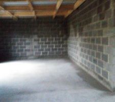 Les murs encore humide