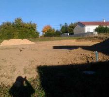 2ème jour du terrassement du terrain
