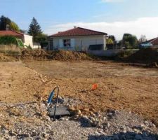 3ème jour de travail pour le terrassier.