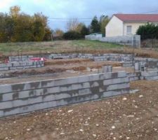 Construction du vide sanitaire 1ère partie