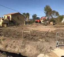 Terrassement de la plateforme