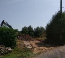 Arrivée des agrégats (0/100) pour le chemin d'accès, la man?uvre en finesse !