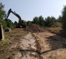 Arrivée des agrégats (0/100) pour le chemin d'accès, la man?uvre en finesse !