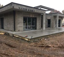 Terrasse portée 90 m2