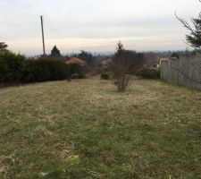 Le terrain vu depuis le haut