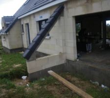 Vue coté garage