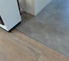 Liaison carrelage parquet