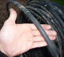 Un aper&ccedil;u d'une section 1x70mm&sup2; en alu