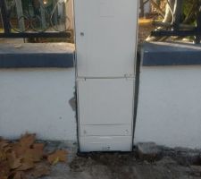 Viabilisation (à ma charge): pause du coffret GAZ