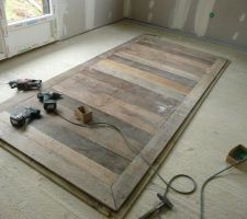 Parquet dans le salon