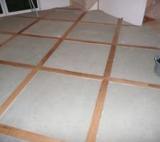 Bois pos&eacute;, reste &agrave; trouver le carrelage qui va avec!!