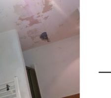 Trou dans plafond depuis bientôt un an