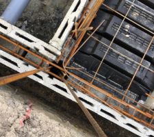 Ferraillage non lié.