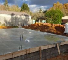 Plancher fini on n'attend plus que ça se sèche.