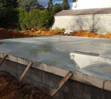 Plancher fini on n'attend plus que ça se sèche.