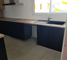 Cuisine installée.