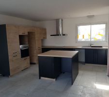 Cuisine installée.