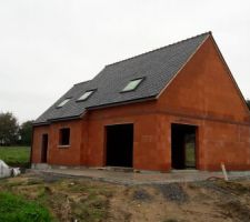Toiture finie. Étage au sec!!!