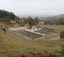 Plancher du rez de chaussée... en cours