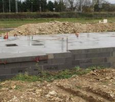 La dalle toute fraiche