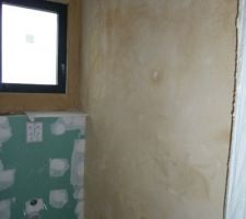 Corps d'enduit WC rez-de-chauss&eacute;e