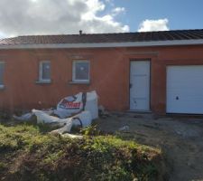 Fenêtres, baie vitrée, porte d'entrée et porte de garage posé