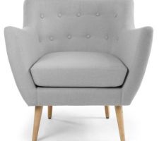 Fauteuil  gris clair