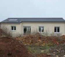 2ème journée enduit... par des températures fraîches... :/