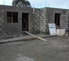 La dalle de l étage coulée le jeudi 30 novembre