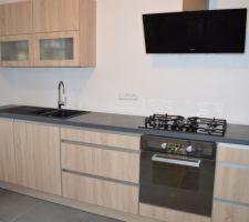 Notre cuisine sans la crédence