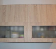 Les meubles hauts de notre cuisine